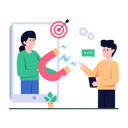 پیش‌نمایش فایل attract-customer-5569195 از پک تعامل اجتماعی