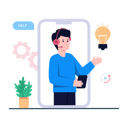 پیش‌نمایش فایل mobile-customer-service-5849793 از پک پشتیبانی مشتریان
