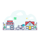 پیش‌نمایش فایل bicycle-delivery-5850964 از پک لجستیک، ارسال و ایده‌ها