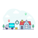 پیش‌نمایش فایل delivery-on-time-5850948 از پک لجستیک، ارسال و ایده‌ها