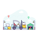 پیش‌نمایش فایل forklift-truck-5850947 از پک لجستیک، ارسال و ایده‌ها
