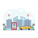 پیش‌نمایش فایل mobile-cab-location-6246882 از پک سفر و کمپینگ