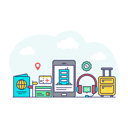پیش‌نمایش فایل mobile-hotel-booking-6246868 از پک سفر و کمپینگ