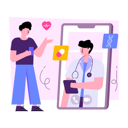 پیش‌نمایش فایل mobile-doctor-consultation-6782155 از پک پزشکی و مراقبت‌های بهداشتی