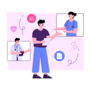 پیش‌نمایش فایل mobile-doctor-consultation-6782162 از پک پزشکی و مراقبت‌های بهداشتی