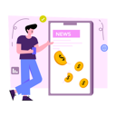 پیش‌نمایش فایل mobile-financial-news-6717466 از پک بیت‌کوین و توکن غیرمثلی