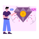 پیش‌نمایش فایل bitcoin-diamond-6717496 از پک بیت‌کوین و توکن غیرمثلی