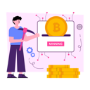 پیش‌نمایش فایل bitcoin-mining-6717480 از پک بیت‌کوین و توکن غیرمثلی