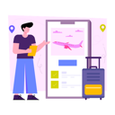 پیش‌نمایش فایل mobile-flight-ticket-6772707 از پک سفر و تعطیلات