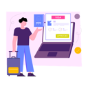 پیش‌نمایش فایل online-visa-approval-6772690 از پک سفر و تعطیلات
