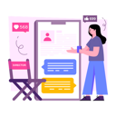 پیش‌نمایش فایل mobile-chatting-6772817 از پک چندرسانه‌ای و صنعت