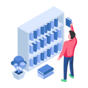 پیش‌نمایش فایل collection-of-books-showing-concept-of-library-10257336 از پک آموزش آنلاین