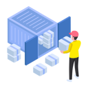 پیش‌نمایش فایل airplane-container-loading-10254584 از پک لجستیک و ارسال