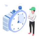 پیش‌نمایش فایل delivery-on-time-10254607 از پک لجستیک و ارسال