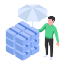 پیش‌نمایش فایل employee-is-doing-parachute-delivery-10254589 از پک لجستیک و ارسال