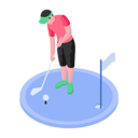 پیش‌نمایش فایل boy-is-playing-golf-10254296 از پک فعالیت ورزشی