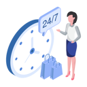 پیش‌نمایش فایل 24hr-shopping-service-10254480 از پک خرید و تجارت