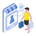 پیش‌نمایش فایل boy-is-enjoying-shopping-discount-10254468 از پک خرید و تجارت