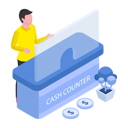 پیش‌نمایش فایل boy-is-paying-money-at-cash-counter-10254476 از پک خرید و تجارت