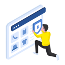 پیش‌نمایش فایل boy-is-securing-shopping-website-10254474 از پک خرید و تجارت
