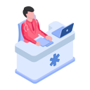 پیش‌نمایش فایل doctor-is-sitting-in-clinic-10253029 از پک پزشکی و مراقبت‌های بهداشتی