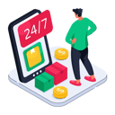 پیش‌نمایش فایل 24-hour-delivery-service-11512248 از پک تحویل و لجستیک