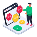 پیش‌نمایش فایل domain-registration-11512489 از پک خدمات وب