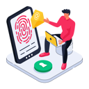 پیش‌نمایش فایل fingerprint-lock-11512403 از پک تچنولوگیکال و امنیت