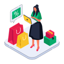 پیش‌نمایش فایل online-shopping-discount-11512083 از پک تجارت الکترونیک