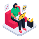 پیش‌نمایش فایل girl-ordering-food-11512200 از پک غذا و نوشیدنی
