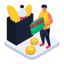 پیش‌نمایش فایل online-grocery-shopping-11512203 از پک غذا و نوشیدنی