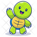 پیش‌نمایش فایل turtle-say-hi-4619286 از پک حیوانات بامزه