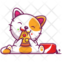 پیش‌نمایش فایل cate-eating-pizza-4810281 از پک حیوانات بامزه