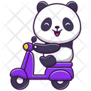 پیش‌نمایش فایل panda-driving-scooter-4810256 از پک حیوانات بامزه