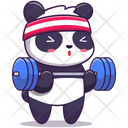 پیش‌نمایش فایل panda-doing-workout-4810327 از پک حیوانات بامزه