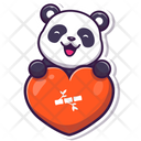 پیش‌نمایش فایل panda-holding-heart-4810304 از پک حیوانات بامزه
