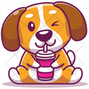 پیش‌نمایش فایل puppy-drinking-soda-4810315 از پک حیوانات بامزه