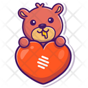 پیش‌نمایش فایل teddy-bear-holding-heart-4810303 از پک حیوانات بامزه