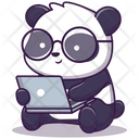 پیش‌نمایش فایل working-panda-4810329 از پک حیوانات بامزه