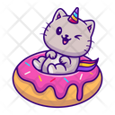پیش‌نمایش فایل cat-with-donut-5256693 از پک حیوان