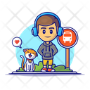 پیش‌نمایش فایل boy-and-cat-7194514 از پک حیوانات خانگی