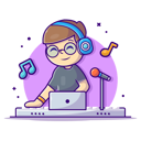 پیش‌نمایش فایل dj-boy-5082263 از پک فعالیت‌های مردم