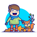 پیش‌نمایش فایل joyful-boy-in-winter-clothes-5082270 از پک فعالیت‌های مردم