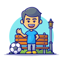 پیش‌نمایش فایل male-footballer-5684905 از پک فعالیت افراد