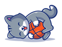 پیش‌نمایش فایل animal-playing-with-ball-4238779 از پک گربه با توپ