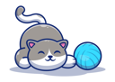 پیش‌نمایش فایل cat-playing-with-ball-4238777 از پک گربه با توپ