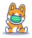 پیش‌نمایش فایل cat-with-face-mask-4238788 از پک حیوان با ماسک صورت