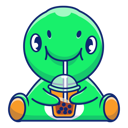 پیش‌نمایش فایل baby-dinosaurs-drinking-coffee-4278522 از پک دایناسورها