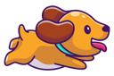پیش‌نمایش فایل running-baby-dog-4278535 از پک سگ