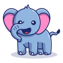 پیش‌نمایش فایل cute-baby-elephant-4278542 از پک فیل